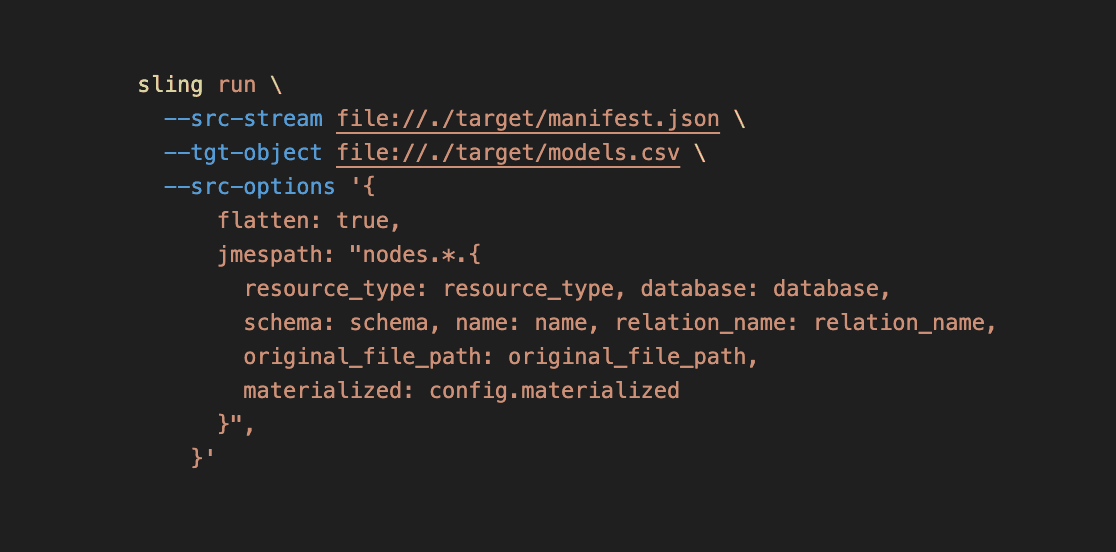 Using JMESPath with Sling for Loading Nested JSON data